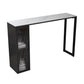 Contemporary Bar Table Rectangle Pub Table for Indoor and Breakroom