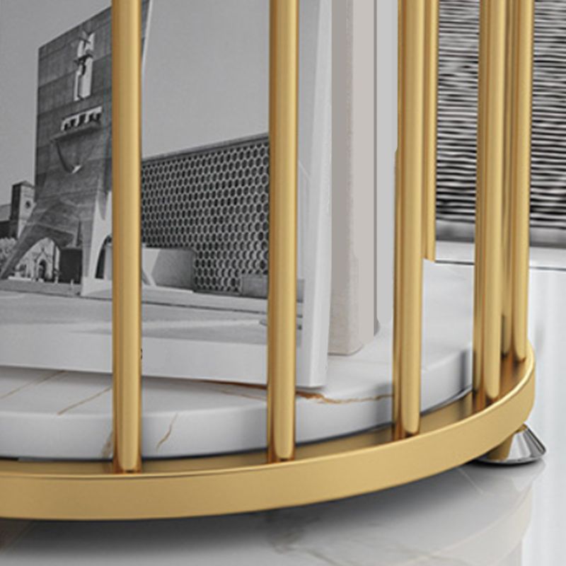 Stone Bar Esstisch Glam Bar Tisch mit doppelter Sockel für Küchen Wohnzimmer