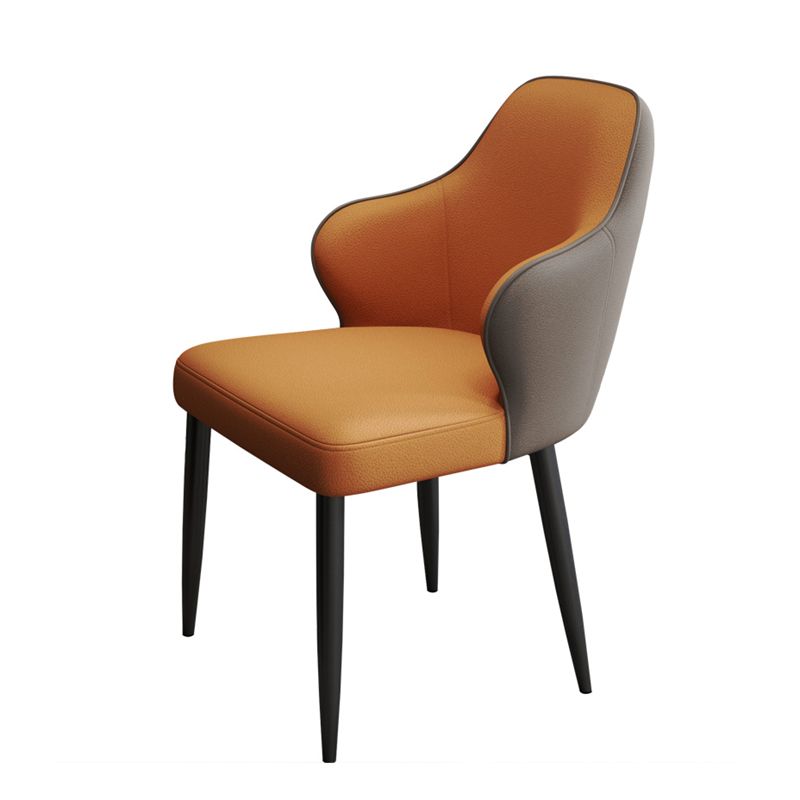 Contemporary Style Parsons Upholstered Dining Arm Chair for Home Clearhalo 'Dining Chairs' 'Dining Tables & Seating' 'dining_chair' 'furn' 'furn_dining_chair' 'Furniture' 'Kitchen & Dining Furniture' 1200x1200_bcae29c0-50c8-47e5-ac3c-c593805aeb0e