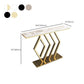 Tavolo console in pietra glam rettangolo di divani console per sala
