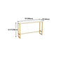 Glam Style Marble Cocktail Bar Table 42-inch Height Metal Base Bar Table Clearhalo 'Bar Furniture' 'Bar Tables' 'bar_tables' 'furn' 'furn_bar_tables' 'Furniture' 'furniture_bar_tables' 'Kitchen & Dining Furniture' 'kitchen&dining_furn' 'kitchen' 1200x1200_bcb519de-83ef-4d43-a4bf-beecde7aee51
