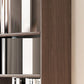 Modern Wooden Bookcase Standard Open Back Bookshelf with Drawers