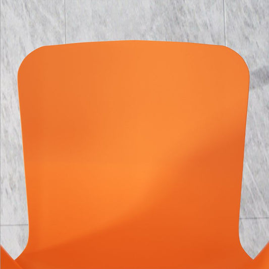 Scandinavian Style Plastic Dining Armless Chairs Wingback Chairs (Set of 4) Clearhalo ' kitchen&dining_furn' 'Dining Chairs' 'Dining Tables & Seating' 'dining_chair' 'furn' 'furn_dining_chair' 'Furniture' 'furniture_dining_chair' 'Kitchen & Dining Furniture' 'kitchen' 1200x1200_bcb68ab7-0845-4f04-96df-0dd340348ddb