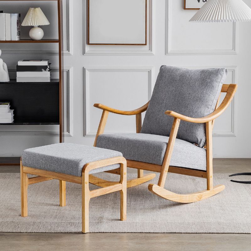 Silla de acento de salón de 25.19 "de ancho x 32.28" con base de trineo y almohada