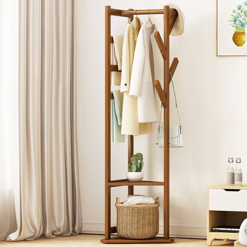 Free Standing Hall Stand traditionele houten hal stand met opslag