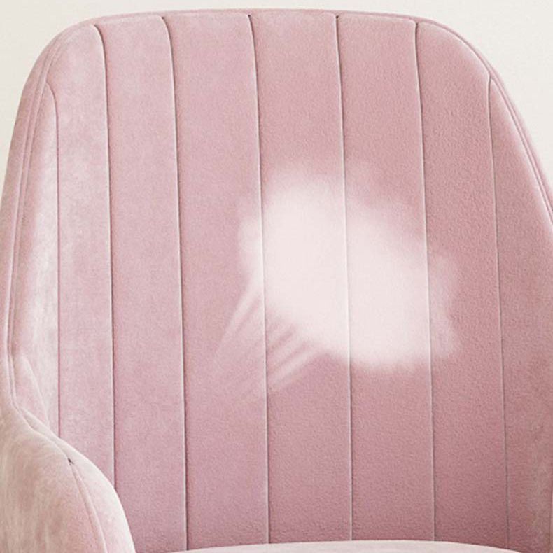 Scandinavian Style Upholstered Arm Dining Chair Solid Back Single Dining Chair for Home Clearhalo ' kitchen&dining_furn' 'Dining Chairs' 'Dining Tables & Seating' 'dining_chair' 'furn' 'furn_dining_chair' 'Furniture' 'furniture_dining_chair' 'Kitchen & Dining Furniture' 'kitchen' 1200x1200_bcbc802f-58c7-4059-8f47-78165ecc263f