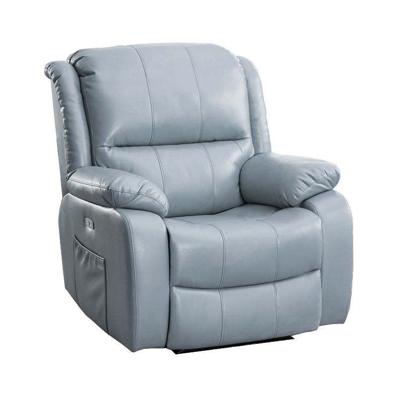 Swivel Glider Recliner stoel echte lederen standaard recliner