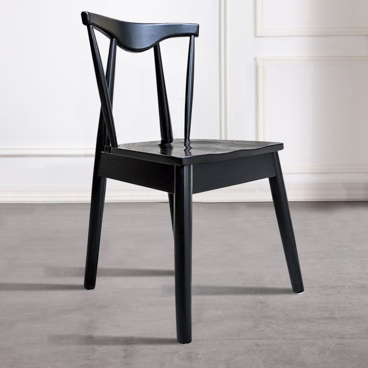 Wood Scandinavian Style Dining Side Chair Armless Home Dining Side Chair Clearhalo ' kitchen&dining_furn' 'Dining Chairs' 'Dining Tables & Seating' 'dining_chair' 'furn' 'furn_dining_chair' 'Furniture' 'furniture_dining_chair' 'Kitchen & Dining Furniture' 'kitchen' 1200x1200_bcc2724b-838f-4e82-8b77-c5e8fec7a2c9