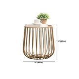 Mid-Century Modern 2 Piece Bunching Tables with Iron Tray Top