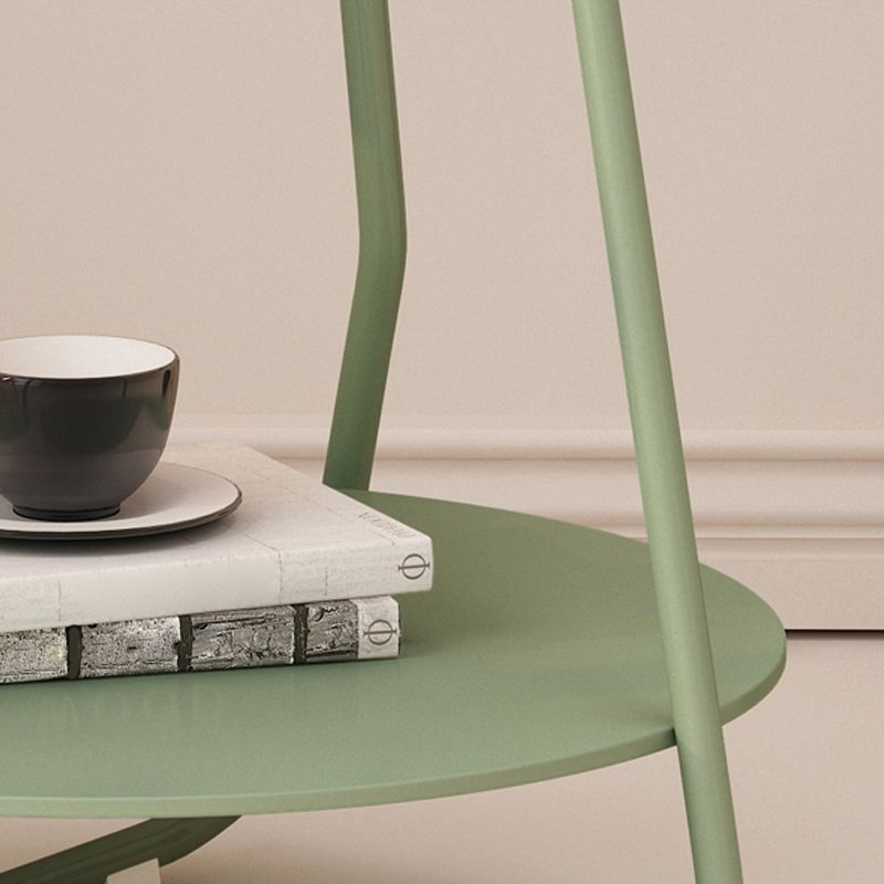 Tableau latérale en bois rond en bois scandinave 19.6 pouces