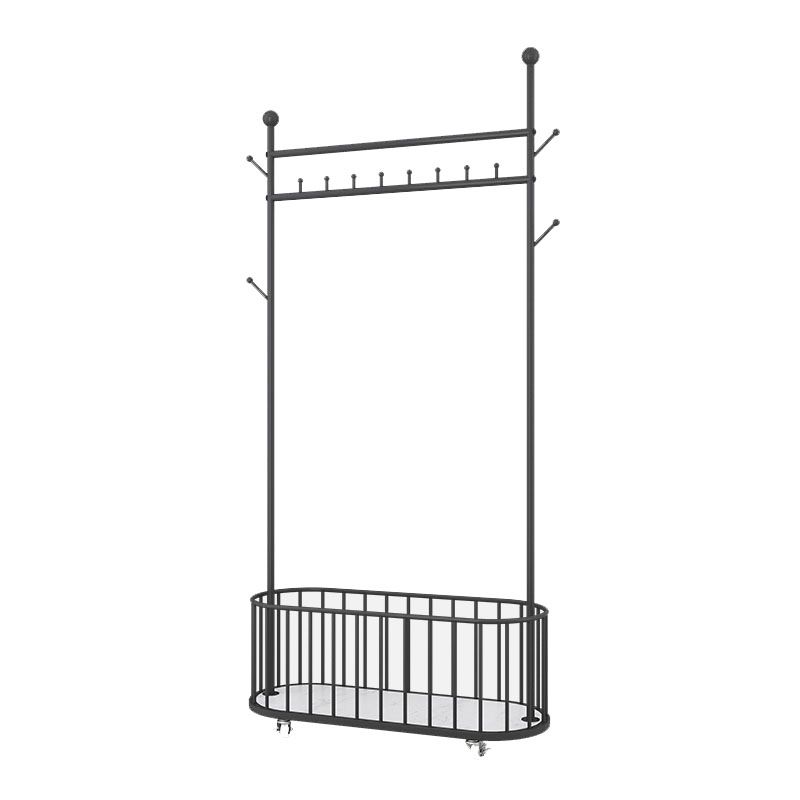 Luxueux cintre de couche métallique couleur couleur crochets debout cordage de moteur de conception