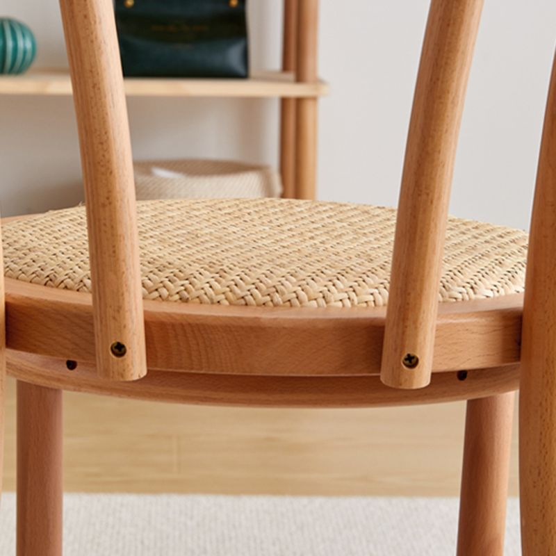 Traditional Style Side Chair Solid Wood Wingback Armless Dining Chair Clearhalo 'Dining Chairs' 'Dining Tables & Seating' 'dining_chair' 'furn' 'furn_dining_chair' 'Furniture' 'Kitchen & Dining Furniture' 1200x1200_bcc42bfd-3248-4efd-b5e9-a27b1c450c6d