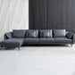 Contemporary Dark Grey Sofa with Bolster Pillows for Living Room Clearhalo 'furn' 'furn_sectionals' 'Furniture' 'Living Room Furniture' 'Sectionals' 1200x1200_bcc4550d-0162-4ed9-a229-087379024a8d