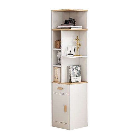 Engineered Wood Shelf Bookcase Scandinavische hoek boekenkast voor studieruimte