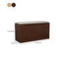 Mid-Century Modern Seating Bench Rectangle 12" W Shoe Storage Entryway and Bedroom Bench Clearhalo 'Benches' 'Chairs & Seating' 'furn' 'furn_benches' 'Furniture' 'Living Room Furniture' 1200x1200_bcc55299-f109-405a-a835-26ee9ae9a4ba