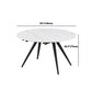 Modern Style Sintered Stone Dining Round Table Set 1/5 Pieces Dining Set Clearhalo 'Dining Room Sets' 'Dining Tables & Seating' 'dining_room_set' 'furn' 'furn_dining_room_set' 'Furniture' 'Kitchen & Dining Furniture' 1200x1200_bcc6a7b0-6d1c-45b7-a824-15df0f35a29f