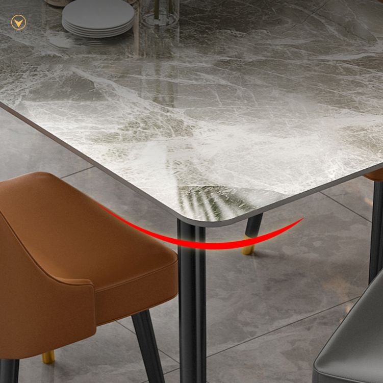 1/2/5/7 Piezas Juego de comedor Nordic Stoner Table Sillas sin brazo