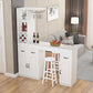 Contemporary Stone Rectangle Bar Height Table for Living Room Clearhalo 'Bar Furniture' 'Bar Tables' 'bar_tables' 'furn' 'furn_bar_tables' 'Furniture' 'Kitchen & Dining Furniture' 1200x1200_bcc7ecd6-c4fe-4656-ae2b-ff6b46af61c1
