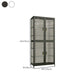 Modern Glass Doors Curio Cabinet Metal Storage Cabinet for Living Room Clearhalo 'Display & China Cabinets' 'display_china_cabinets' 'furn' 'furn_display_china_cabinets' 'Furniture' 'Kitchen & Dining Furniture' 1200x1200_bcca32b5-0434-4886-aba9-b85d04952973