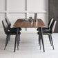 Sintered Stone Industrial Table Restaurant Rectangle Dining Table with 4 Metal Legs Clearhalo ' dining_table' 'Dining Tables & Seating' 'Dining Tables' 'furn' 'furn_dining_table' 'Furniture' 'furniture_dining_table' 'Kitchen & Dining Furniture' 'kitchen&dining_furn' 'kitchen' 'kitchen_dining_table' 1200x1200_bccbd896-0c73-487d-ab5d-8f02a464a3d4