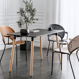 Industrial Style Dining Table MDF 4 Legs Dining Site Table for Dining Room Clearhalo ' dining_table' 'Dining Tables & Seating' 'Dining Tables' 'furn' 'furn_dining_table' 'Furniture' 'furniture_dining_table' 'Kitchen & Dining Furniture' 'kitchen&dining_furn' 'kitchen' 'kitchen_dining_table' 1200x1200_bcccfd95-1bfc-46d2-b86f-414967aafa8c