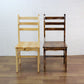 Ladder achterkant stoel vast houten eetkamerstoel voor eetkamer