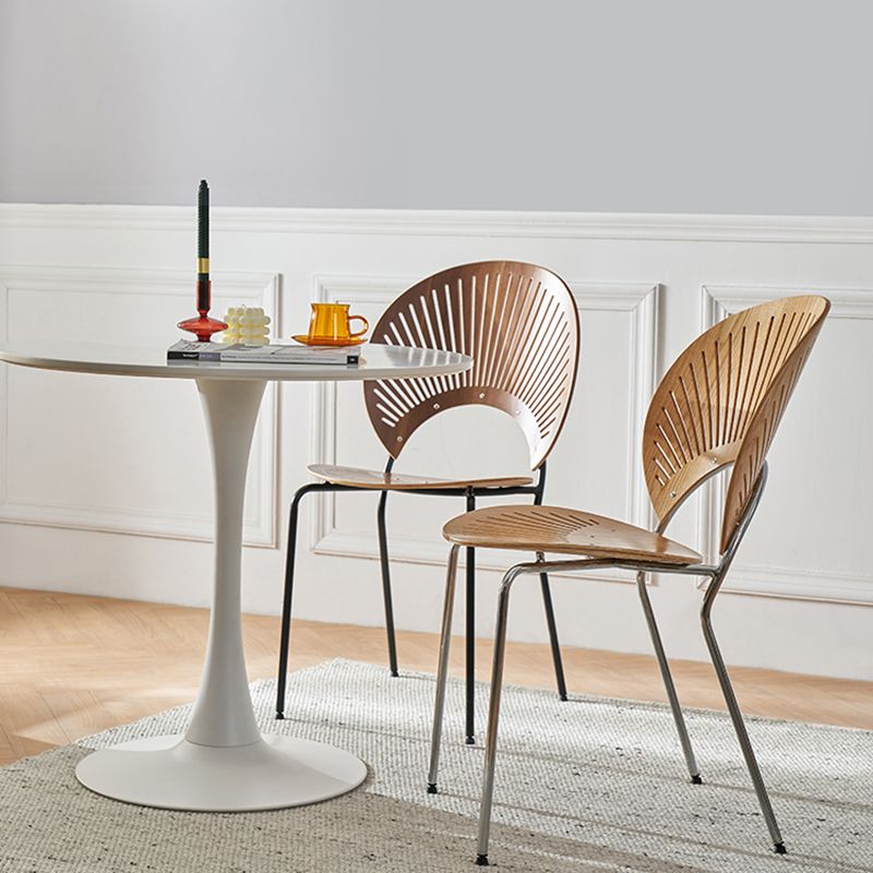 Industrial Style Wood Dining Side Chair Open Back Dining Side Chair Clearhalo 'Dining Chairs' 'Dining Tables & Seating' 'dining_chair' 'furn' 'furn_dining_chair' 'Furniture' 'furniture_dining_chair' 'Kitchen & Dining Furniture' 1200x1200_bccfa888-be1e-40ae-855b-74822aabb35f