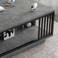 Modern Style Wooden Table with Rectangular Storage Rack Coffee Table Clearhalo 'Coffee & Accent Tables' 'Coffee Tables' 'coffee_tables' 'furn' 'furn_coffee_tables' 'Furniture' 'Living Room Furniture' 1200x1200_bcd06861-dc8a-453c-b138-0f296f851079