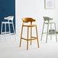 Nordic Style Plastic Seats Barstool 4 Legs Backrest Colorful Bar Stool (set of 2) Clearhalo 'Bar Furniture' 'Bar Stools' 'bar_stools' 'furn' 'furn_bar_stools' 'furniture_bar_stools' 'Kitchen & Dining Furniture' 'kitchen&dining_furn' 'kitchen' 'kitchen_furn' Furniture' 1200x1200_bcd2cee1-042e-4698-bdc1-f51d65979bc4