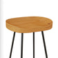 Tabouret de comptoir en bois de style bars de style industriel avec des jambes en métal pour le restaurant