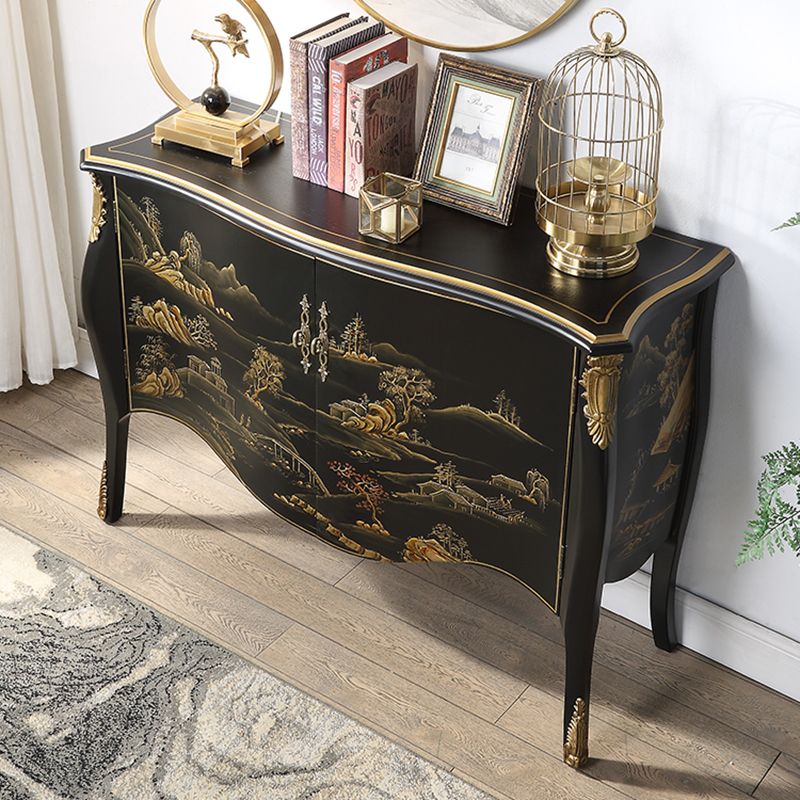 Chox de almacenamiento tradicional dormitorio de almacenamiento de madera sólida con cajones