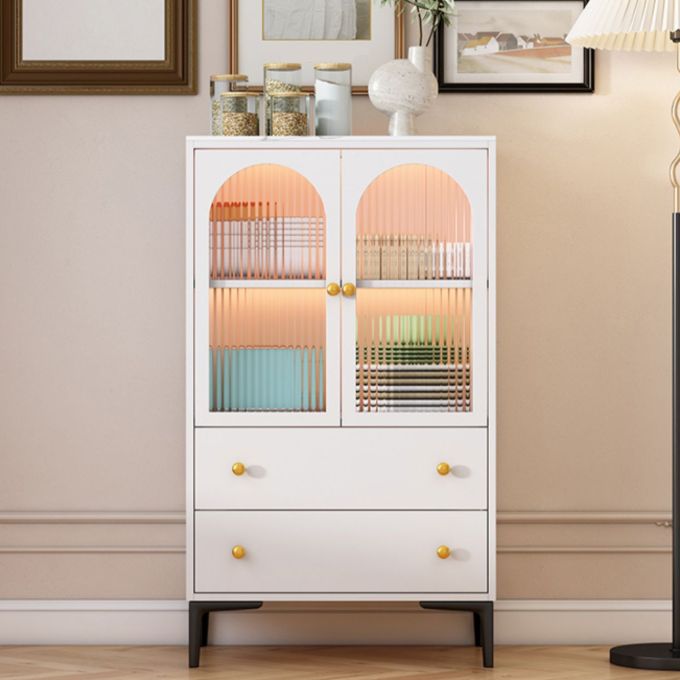 Mesa de madera del gabinete del aparador moderno Mesa de madera con puertas para el comedor