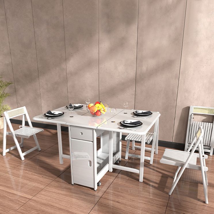 Rubberwood Solid Wood Dining Table Mid-Century Dining Site Table,51"L x 35"W x 29.5"H Clearhalo ' dining_table' 'Dining Tables & Seating' 'Dining Tables' 'furn' 'furn_dining_table' 'Furniture' 'furniture_dining_table' 'Kitchen & Dining Furniture' 'kitchen&dining_furn' 'kitchen' 'kitchen_dining_table' 1200x1200_bcdb6b0b-f3b2-46eb-8ba1-afbc4d4bc718
