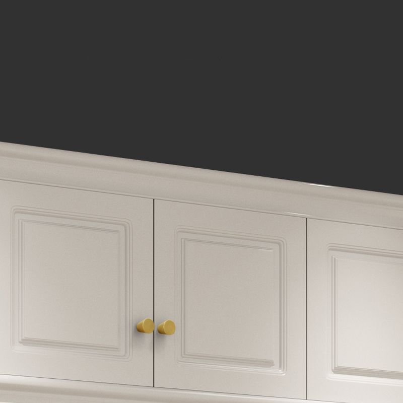 Armadio in legno in stile moderno colore bianco morbido armadio del cassetto vicino