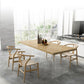 Modern Style Solid Wood Dining Table Brown Rectangle Table with Acrylic Base Clearhalo ' dining_table' 'Dining Tables & Seating' 'Dining Tables' 'furn' 'furn_dining_table' 'Furniture' 'furniture_dining_table' 'Kitchen & Dining Furniture' 'kitchen&dining_furn' 'kitchen' 'kitchen_dining_table' 1200x1200_bce0a246-0747-439c-8269-dcb9aef0be39