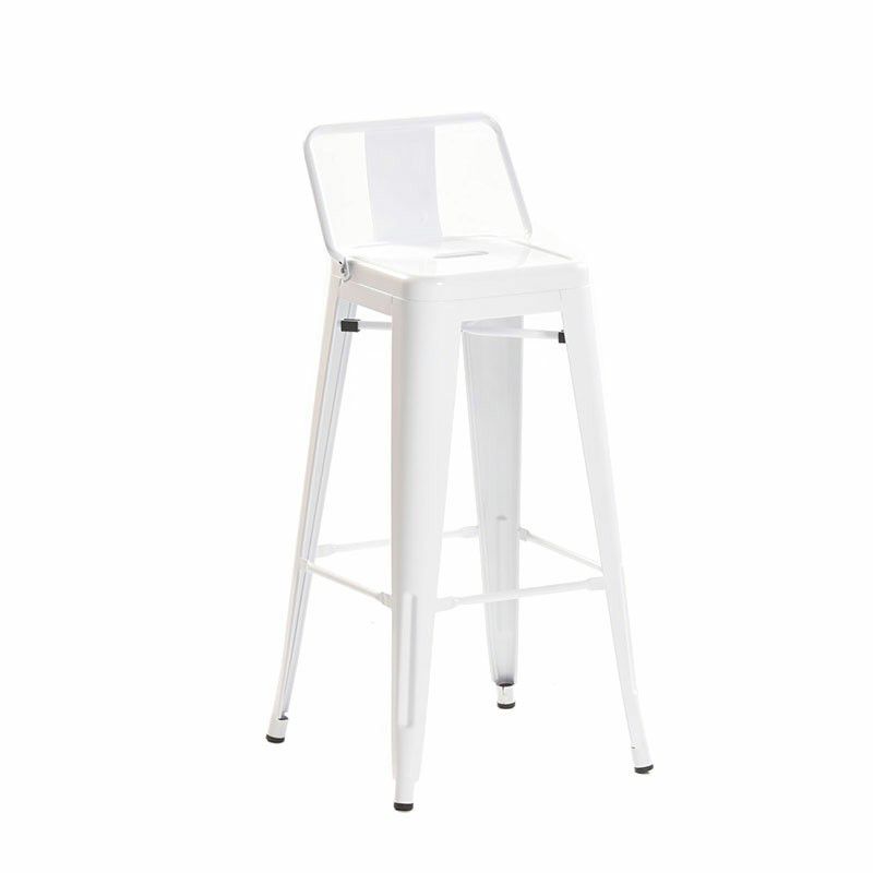 Industrial Style Armless Barstool Iron Counter Stools with Pedal for Coffee Shop Clearhalo 'Bar Furniture' 'Bar Stools' 'bar_stools' 'furn' 'furn_bar_stools' 'furniture_bar_stools' 'Kitchen & Dining Furniture' 'kitchen&dining_furn' 'kitchen' 'kitchen_furn' Furniture' 1200x1200_bce4e5db-8c2c-4f87-aeeb-d11e896bbc23