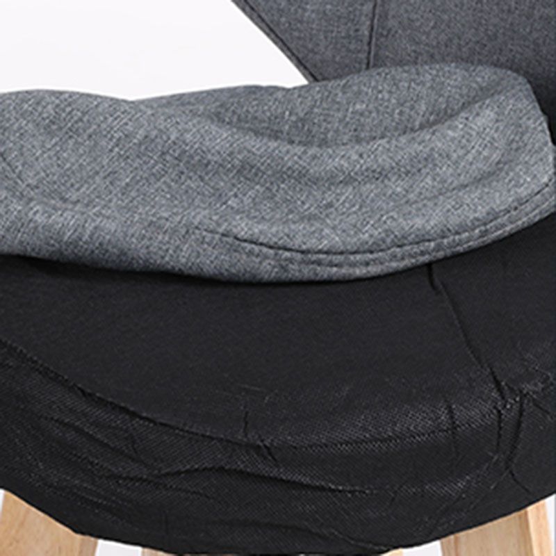 Modern Backrest Rotatable Counter Stool Wood Kitchen Bar Stool with Cushion and Pedal Clearhalo 'Bar Furniture' 'Bar Stools' 'bar_stools' 'furn' 'furn_bar_stools' 'furniture_bar_stools' 'Kitchen & Dining Furniture' 'kitchen&dining_furn' 'kitchen' 'kitchen_furn' Furniture' 1200x1200_bce6721c-f7ef-4947-8501-206f0d170720