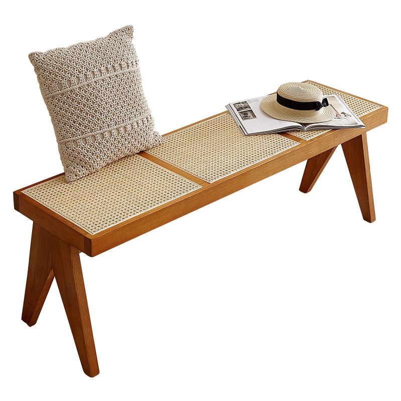 15 Inch Wide Modern Entryway Bench Wood Seating Bench with Legs Clearhalo 'Benches' 'Chairs & Seating' 'furn' 'furn_benches' 'Furniture' 'Living Room Furniture' 1200x1200_bce6a513-ab43-4dce-a83c-74084245e7f1