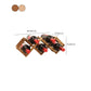 Countertop Wine Rack Solid Wood Stackable Wine Bottle Rack for Living Room