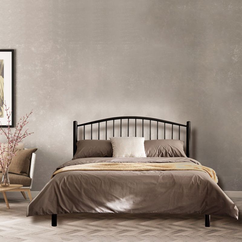 Industrial Metall Standard Bett Schwarzes Bettrahmen für Home
