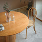 Minimalistische ronde eettafelset 1/2/3/4/5/7-delige grenen dinetteset