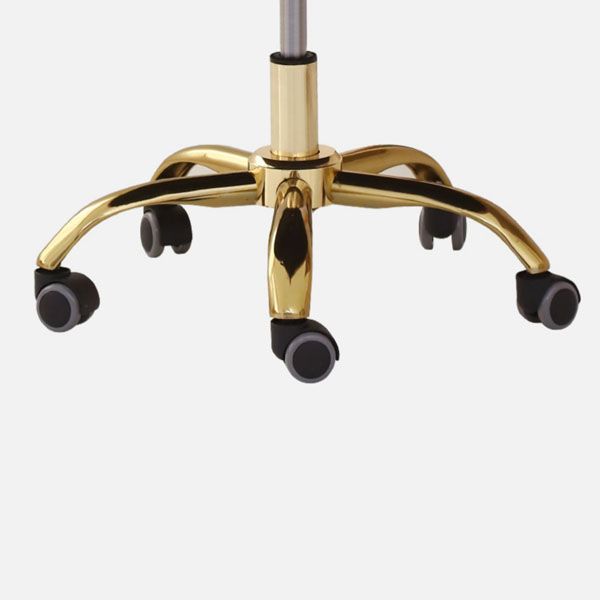 Moderne stijl Swivel taakstoel gestoffeerde bureaustoel met vaste armen