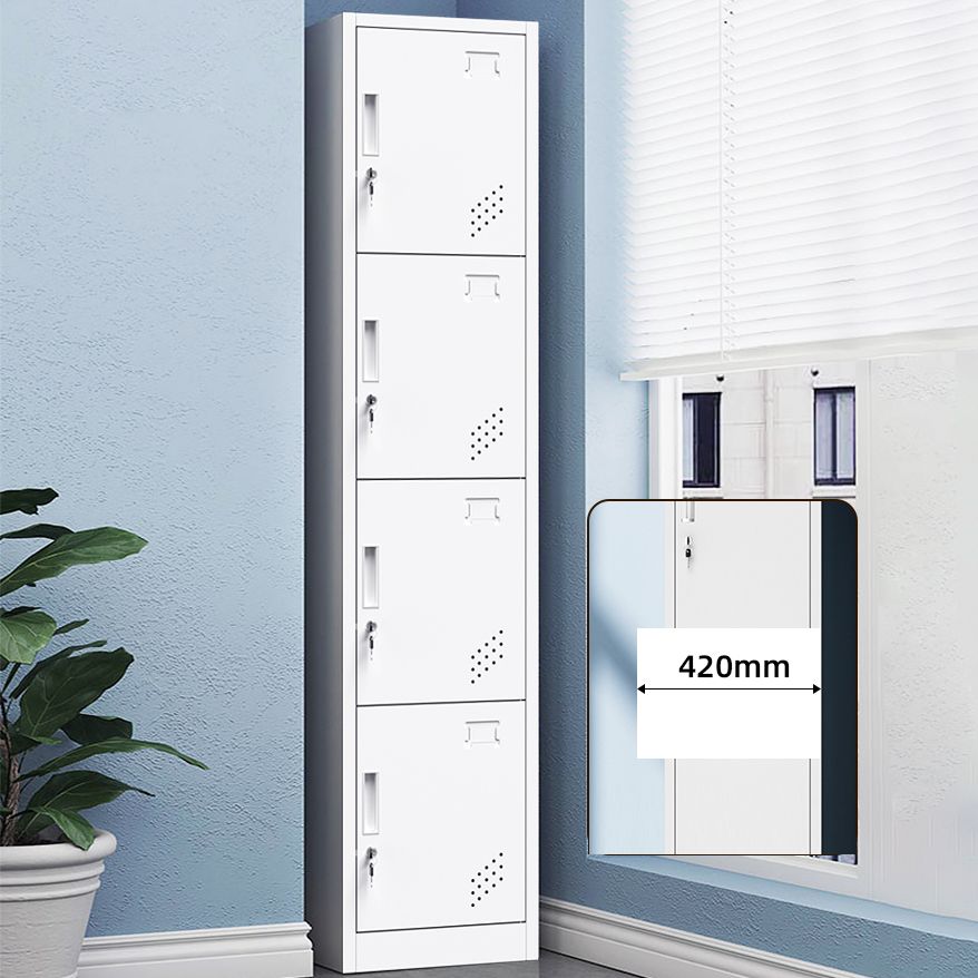 Armoire de rangement en métal moderne gris et noir gris et noir avec portes