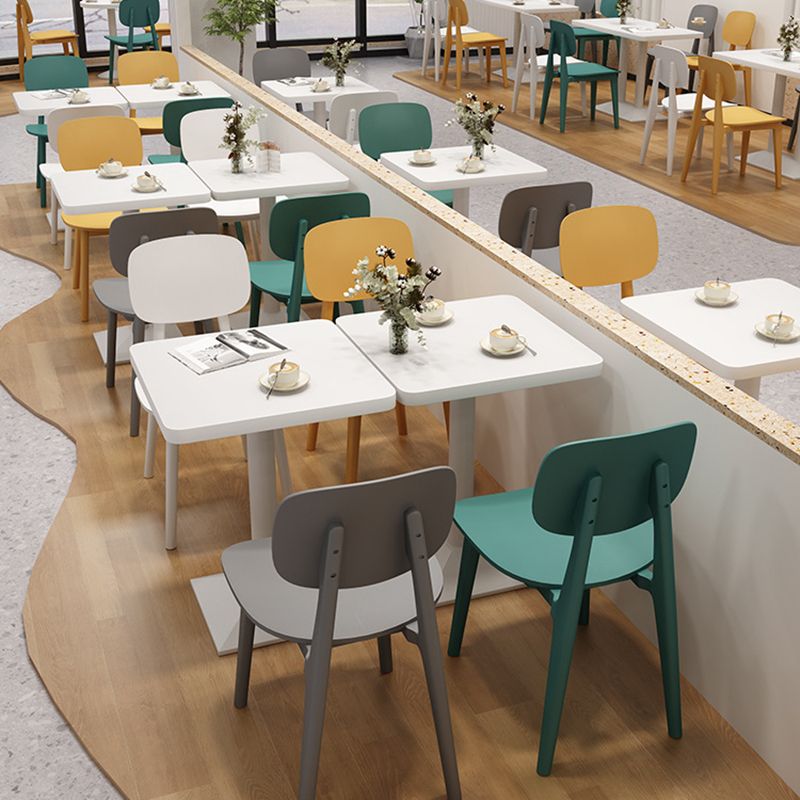Nordic Style Armless Chair Plastic Open Back Dining Side Chair (Set of 3/6) Clearhalo 'Dining Chairs' 'Dining Tables & Seating' 'dining_chair' 'furn' 'furn_dining_chair' 'Furniture' 'furniture_dining_chair' 'Kitchen & Dining Furniture' 1200x1200_bcf45d95-5dd5-4993-b6da-16b20c4372b9