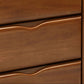 Mid-Century Modern Wooden Accent Cabinet with Drawer Brown Cabinet Clearhalo 'Cabinets & Chests' 'cabinets_chests' 'furn' 'furn_cabinets_chests' 'Furniture' 'Living Room Furniture' 1200x1200_bcf65998-2208-4d95-b7bb-6ef3036000a4