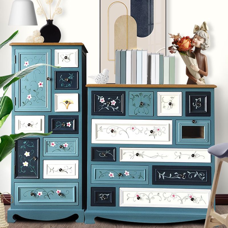 Nautical Bedroom Storage Chest Wooden Vertical Chest with 12 Drawers Clearhalo 'Bedroom Furniture' 'Dressers & Chests' 'dressers_chests' 'furn' 'furn_dressers_chests' 'Furniture' 1200x1200_bcf88835-8971-4330-a268-e6e2e74ccaa9
