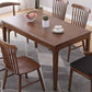 Contemporary Rectangle Dining Table Rubberwood Solid Wood Table with 4 Legs Clearhalo ' dining_table' 'Dining Tables & Seating' 'Dining Tables' 'furn' 'furn_dining_table' 'Furniture' 'furniture_dining_table' 'Kitchen & Dining Furniture' 'kitchen&dining_furn' 'kitchen' 'kitchen_dining_table' 1200x1200_bcf93b36-0f2c-4550-abf1-480e3f181127