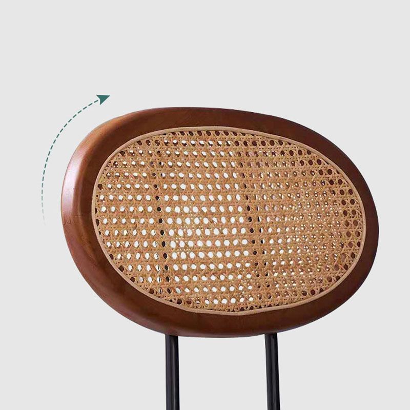 Fabric Dining Chairs Industrial Style Open Back Dining Side Chair Clearhalo 'Dining Chairs' 'Dining Tables & Seating' 'dining_chair' 'furn' 'furn_dining_chair' 'Furniture' 'Kitchen & Dining Furniture' 1200x1200_bcf9aac3-a78f-428e-9579-e503aa746a04