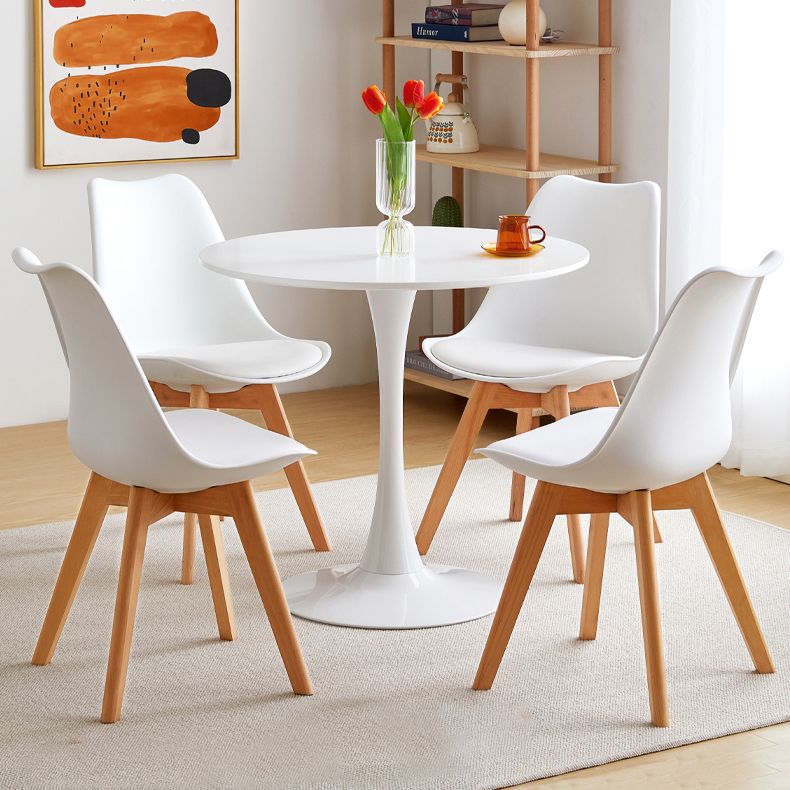 Simple Style Home Solid Wood Dining Table Round Shape Table with Tulip Base Clearhalo ' dining_table' 'Dining Tables & Seating' 'Dining Tables' 'furn' 'furn_dining_table' 'Furniture' 'furniture_dining_table' 'Kitchen & Dining Furniture' 'kitchen&dining_furn' 'kitchen' 'kitchen_dining_table' 1200x1200_bcfa0263-628e-444c-9bd4-f18bcfcfd671