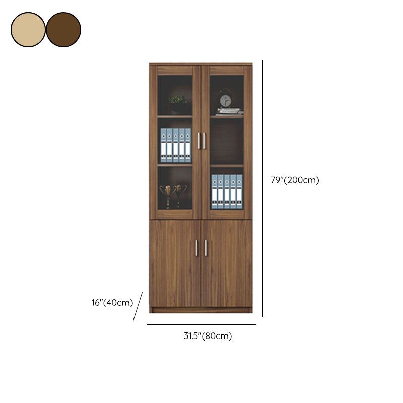 Medieval Modern File Cabinet Wooden Frame Storage Vertical File Cabinet Clearhalo 'Filing Cabinets' 'filling_cabinets' 'furn' 'furn_filling_cabinets' 'Furniture' 'Office Furniture' 1200x1200_bcfa9029-d523-489e-bd25-9168ca4aeeef